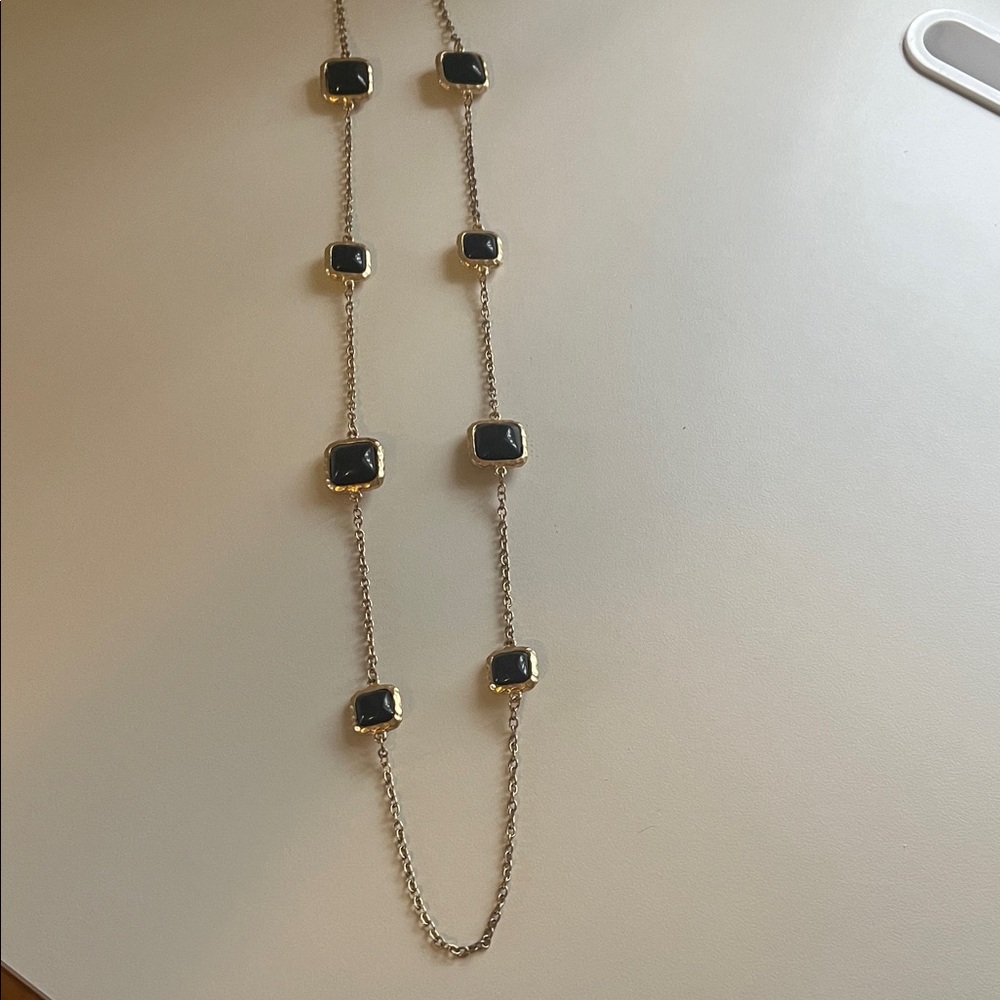 3 for $15 pure expressions brand Black Stone Long Pendant Necklace